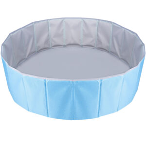 Piscina uscata pliabila pentru copii, tarc de joaca pentru bile cu diametru 100 cm si inaltime 30 cm, depozitare compacta, potrivita pentru interior si exterior