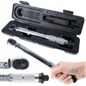 Cheie dinamometrica reglabila 5-25 Nm, cu patrat de antrenare 1/4", lungime 27,5 cm, constructie rezistenta din otel aliat, reglare manuala precisa a cuplului