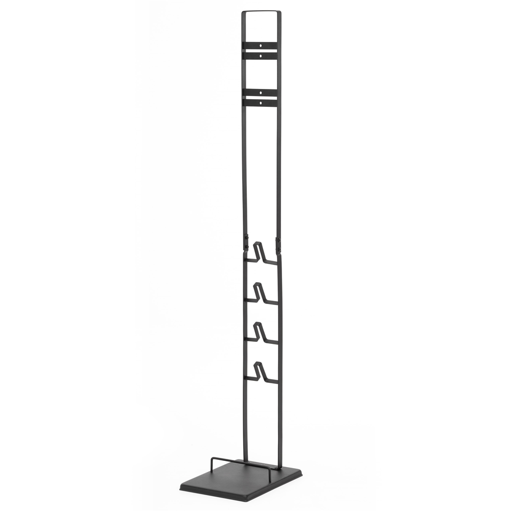 Suport universal pentru aspirator vertical si accesorii, structura metalica din otel, montaj independent pe podea fara gaurirea peretelui, design compact pentru depozitarea aspiratorului, 28x22x127 cm, negru - imagine 13