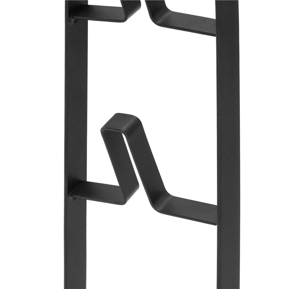 Suport universal pentru aspirator vertical si accesorii, structura metalica din otel, montaj independent pe podea fara gaurirea peretelui, design compact pentru depozitarea aspiratorului, 28x22x127 cm, negru - imagine 19