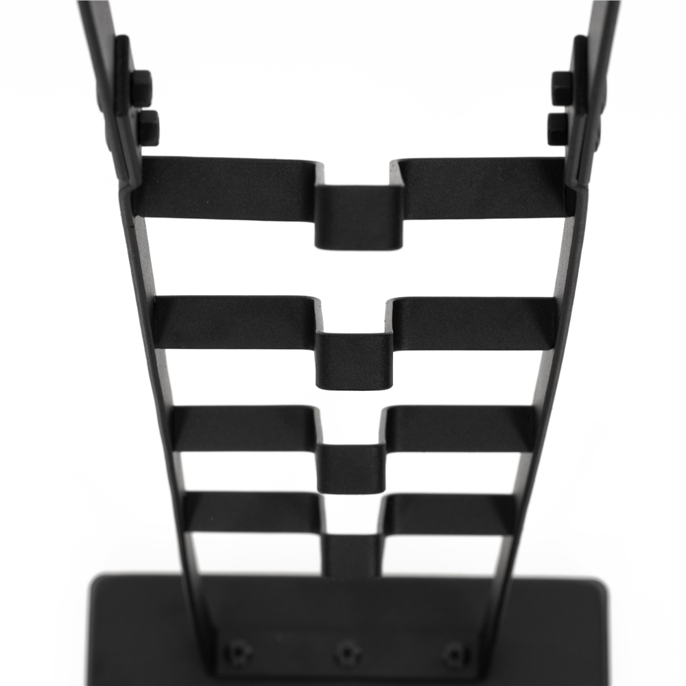 Suport universal pentru aspirator vertical si accesorii, structura metalica din otel, montaj independent pe podea fara gaurirea peretelui, design compact pentru depozitarea aspiratorului, 28x22x127 cm, negru - imagine 21