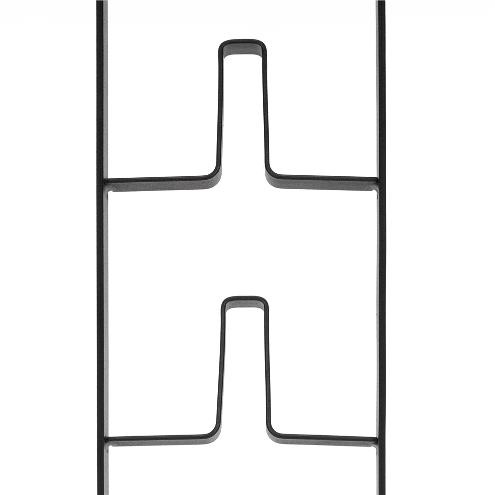 Suport universal pentru aspirator vertical si accesorii, structura metalica din otel, montaj independent pe podea fara gaurirea peretelui, design compact pentru depozitarea aspiratorului, 28x22x127 cm, negru - imagine 22