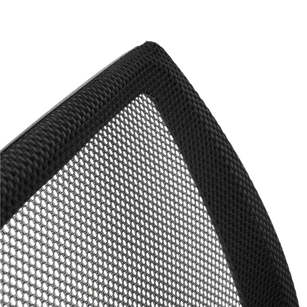 Scaun de birou ergonomic cu spatar din plasa mesh respirabila, sezut tapitat cu burete moale, cotiere pentru sustinere, baza metalica stabila cu 5 roti pivotante, maxim 100 kg, 60x44x83-93 cm, negru - imagine 17