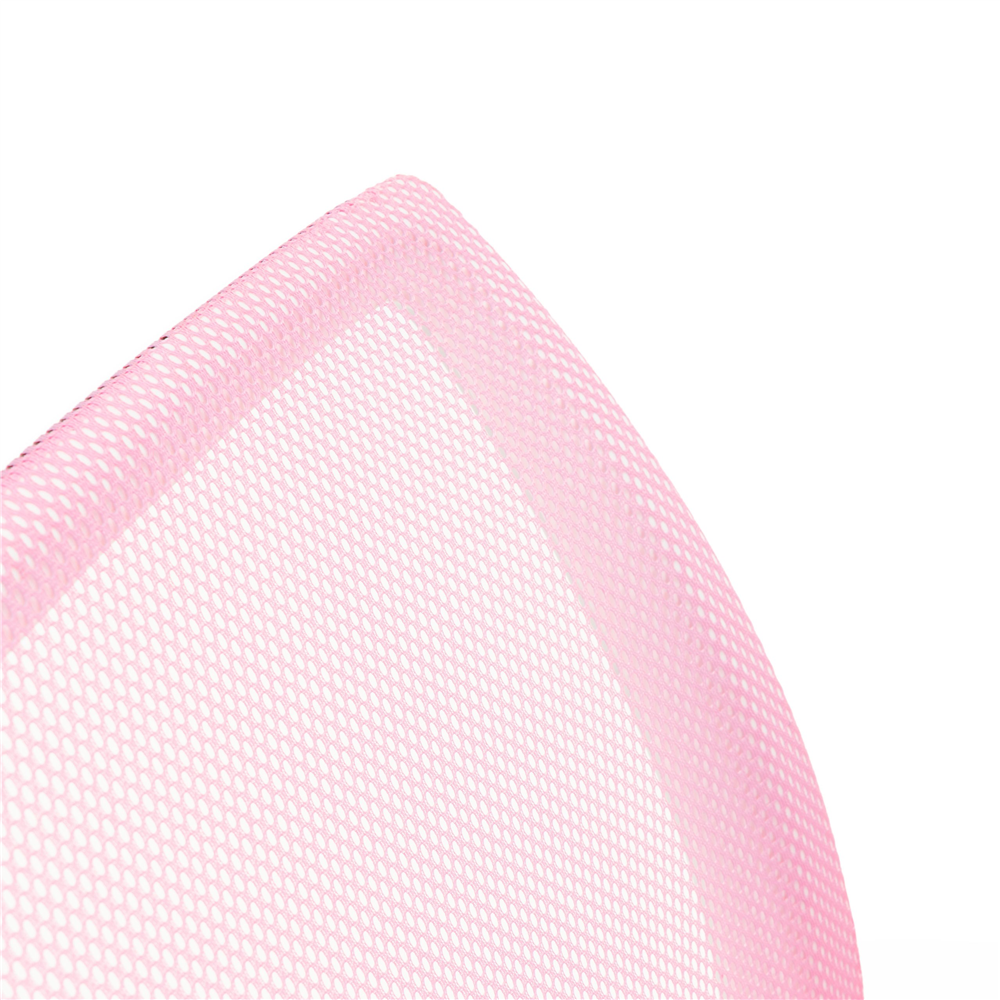 Scaun de birou ergonomic cu spatar din plasa mesh respirabila, sezut tapitat cu burete moale, cotiere pentru sustinere, baza metalica stabila cu 5 roti pivotante, maxim 100 kg, 60x44x83-93 cm, roz - imagine 18