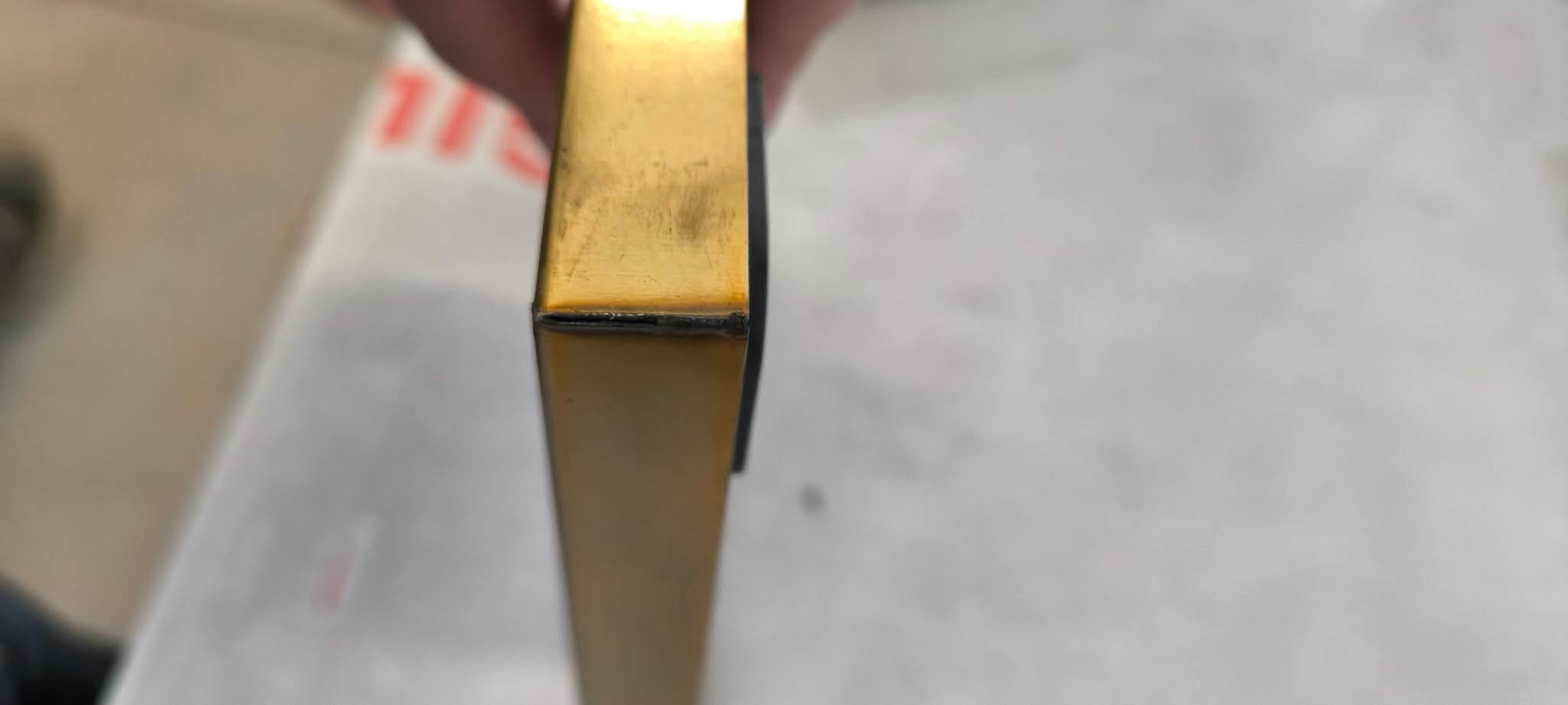 RESIGILAT: Suport cuier pentru prosoape cu 3 brate, inaltime 86cm, auriu lucios - imagine 2