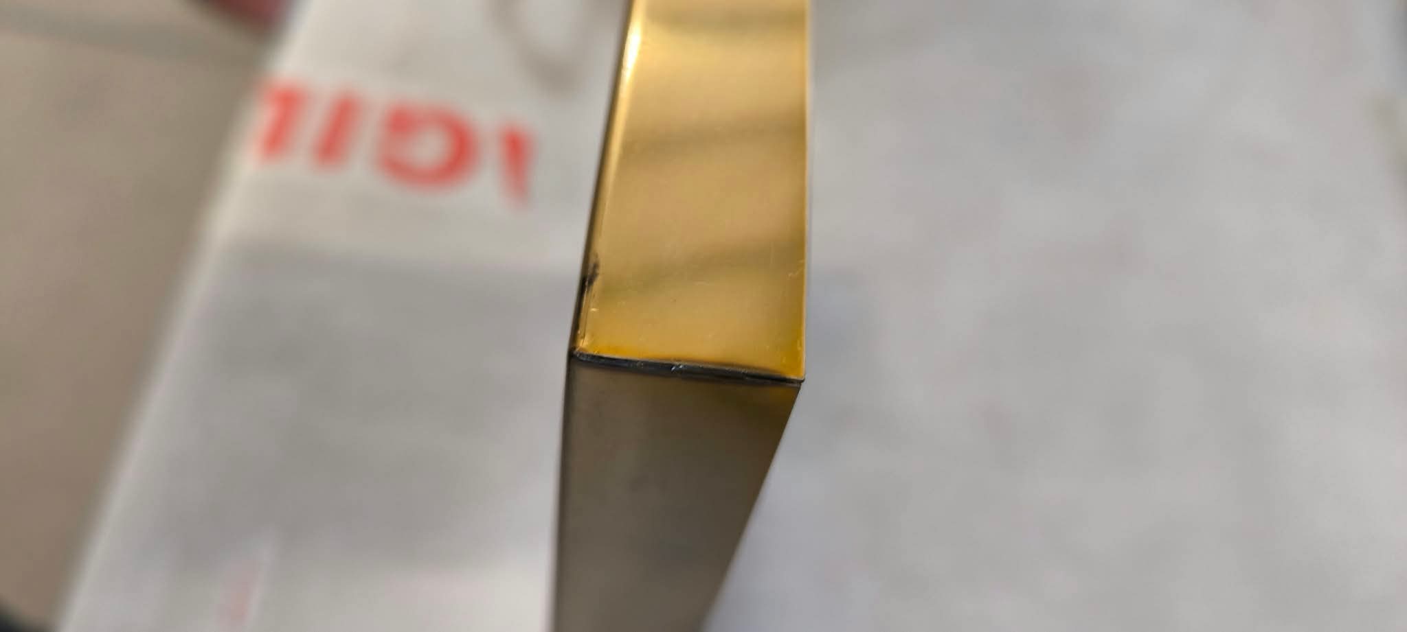 RESIGILAT: Suport cuier pentru prosoape cu 3 brate, inaltime 86cm, auriu lucios - imagine 6