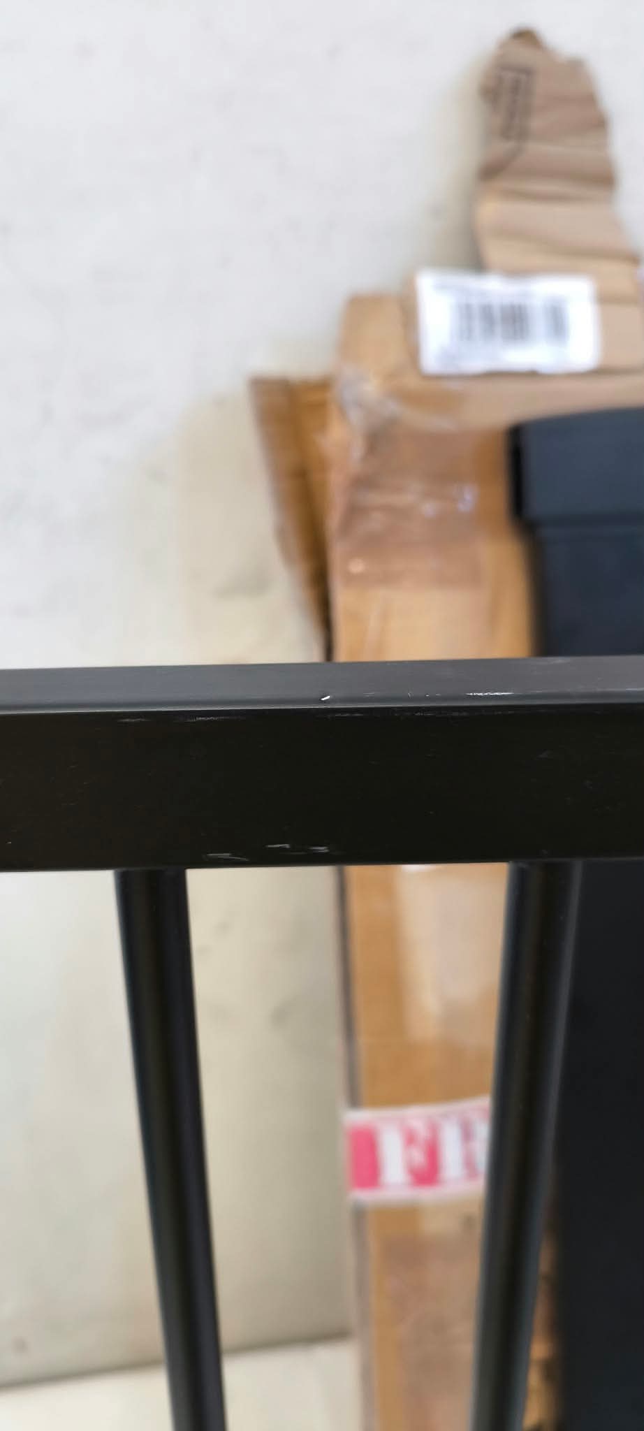 RESIGILAT: Poarta de siguranta Safety Gate pentru scari, ajustabila 110-117 cm, din otel, neagra - imagine 2