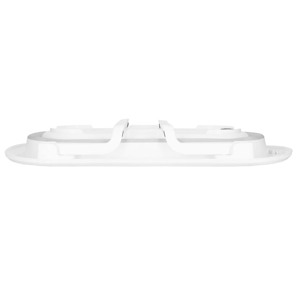 Cadita de baie pliabila pentru bebelusi cu termometru electronic LCD si perna de sustinere, capacitate 40 L, dop de scurgere, pentru copii pana la 12 luni, 79x49x22 cm, alb si gri - imagine 30