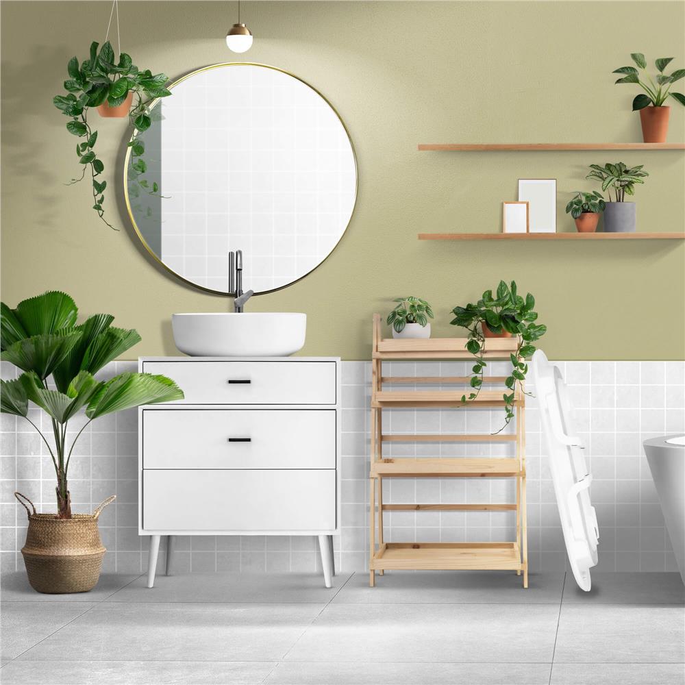 Cadita de baie pliabila pentru bebelusi cu termometru electronic LCD si perna de sustinere, capacitate 40 L, dop de scurgere, pentru copii pana la 12 luni, 79x49x22 cm, alb si gri - imagine 40